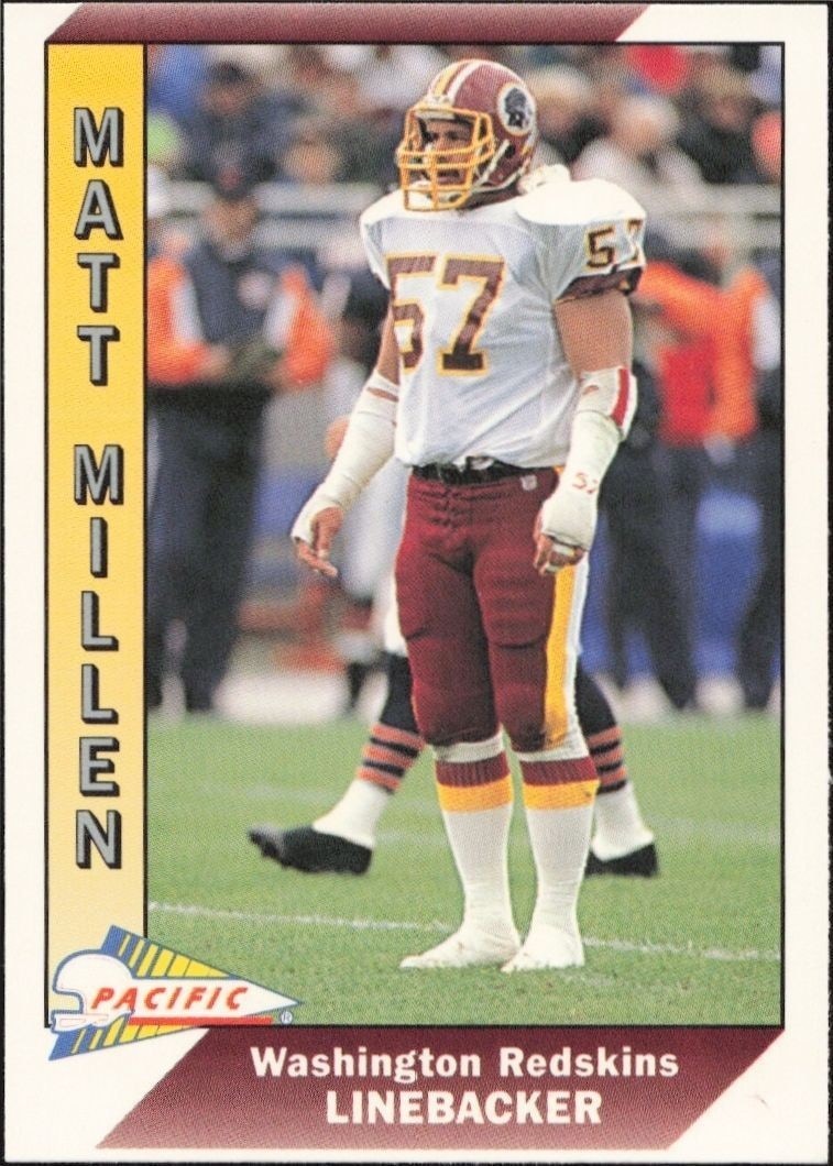 1991 Pacific Matt Millen #660 trading card