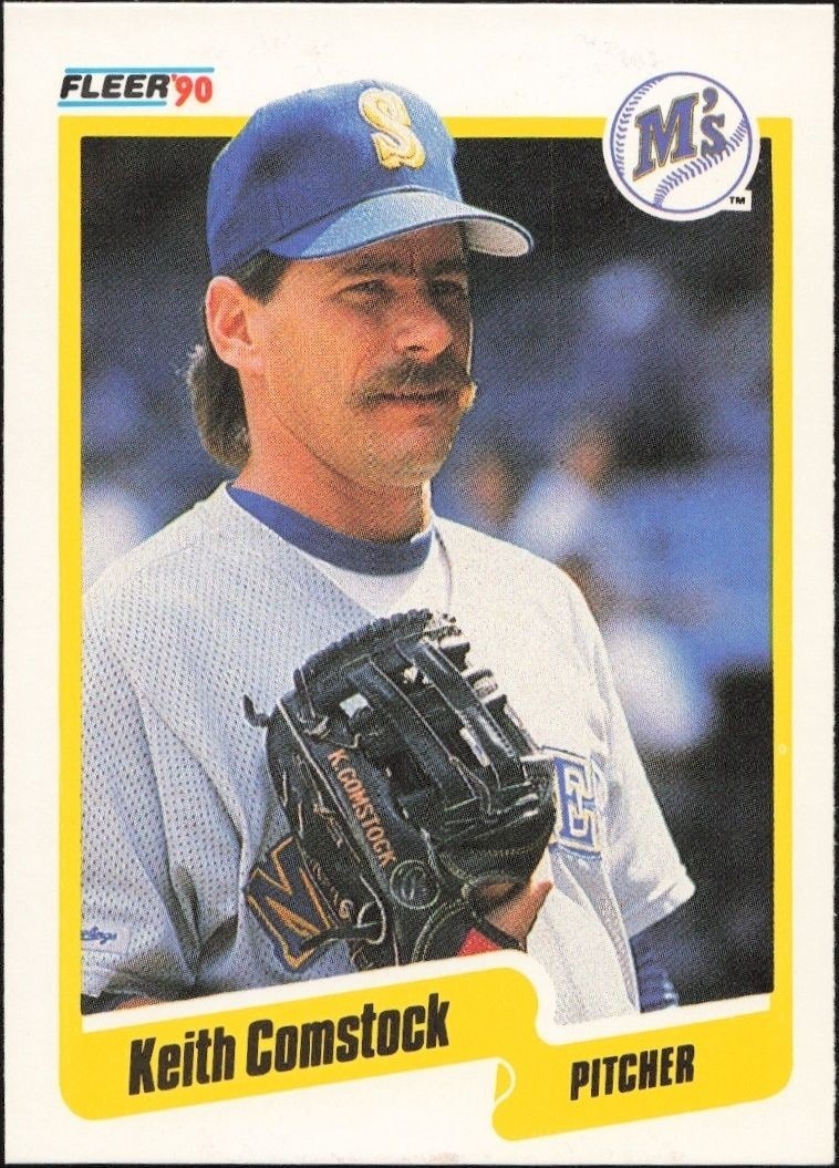 1990 Fleer Keith Comstock #510 trading card