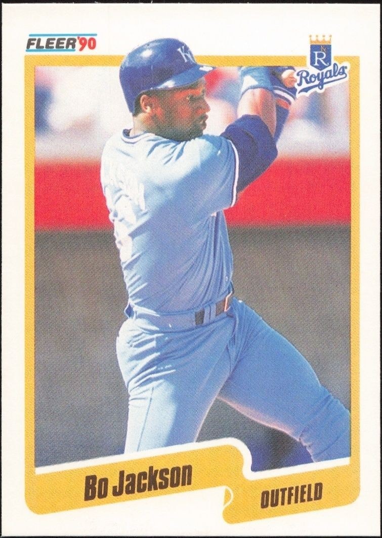 1990 Fleer Bo Jackson #110 trading card