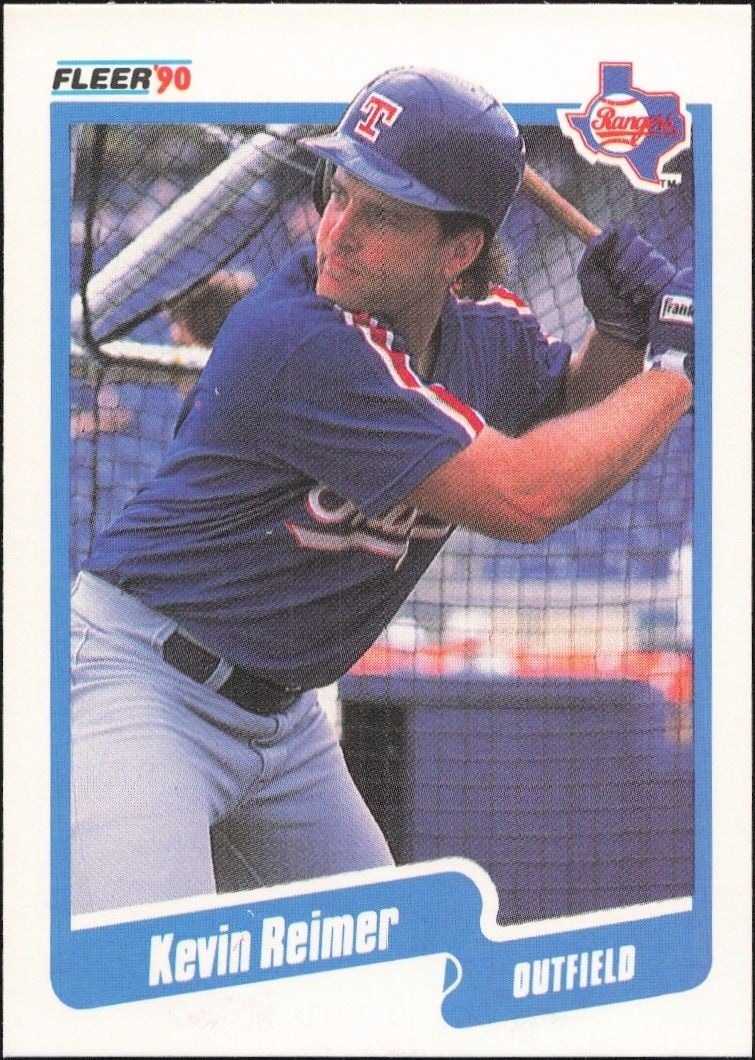 1990 Fleer Kevin Reimer #310 trading card