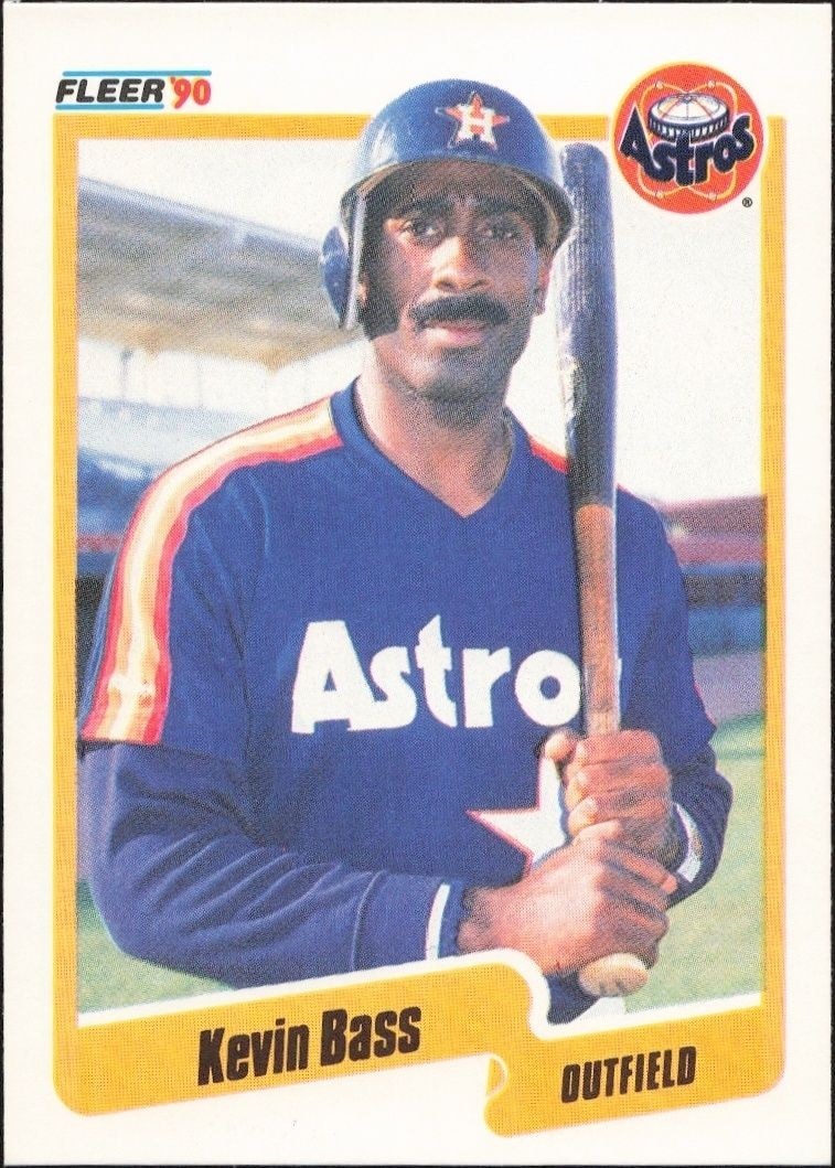 1990 Fleer Kevin Bass #223 trading card