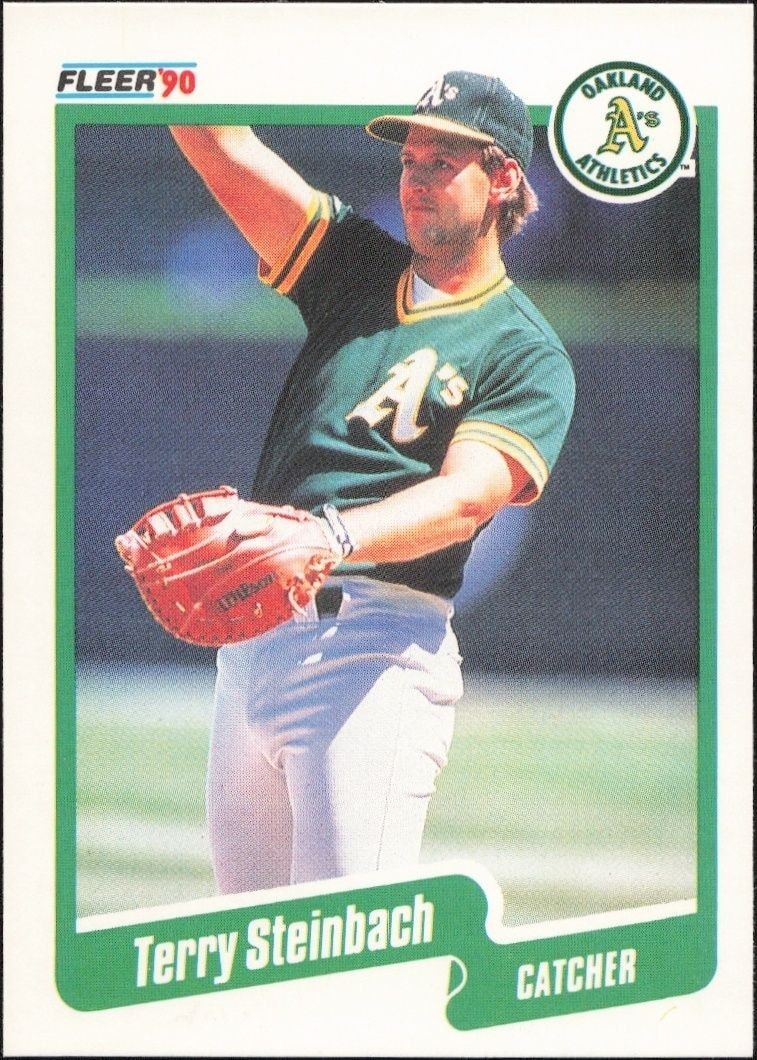 1990 Fleer Terry Steinbach #20 trading card