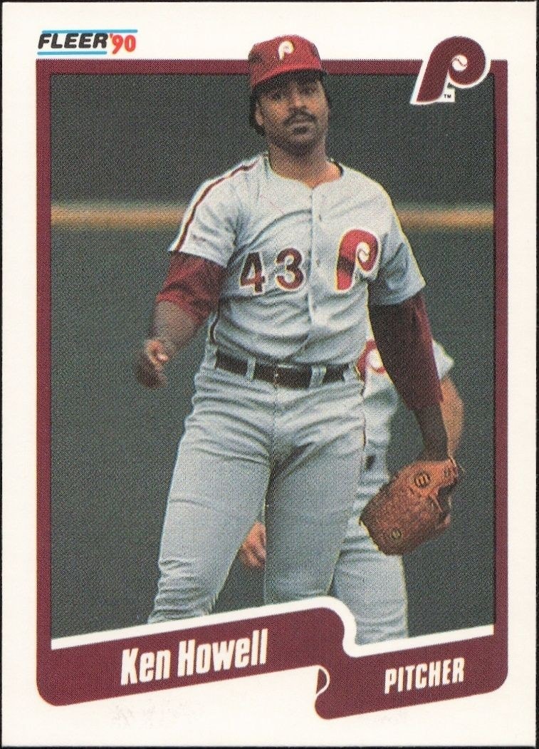 1990 Fleer Ken Howell #561 trading card