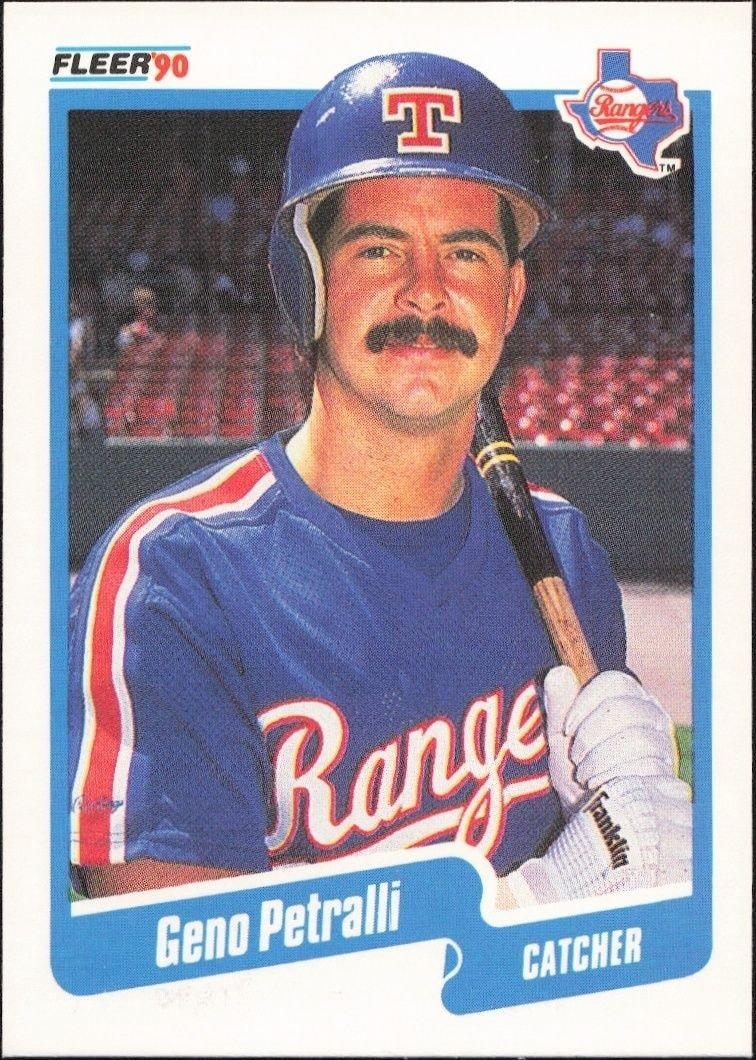 1990 Fleer Geno Petralli #309 trading card