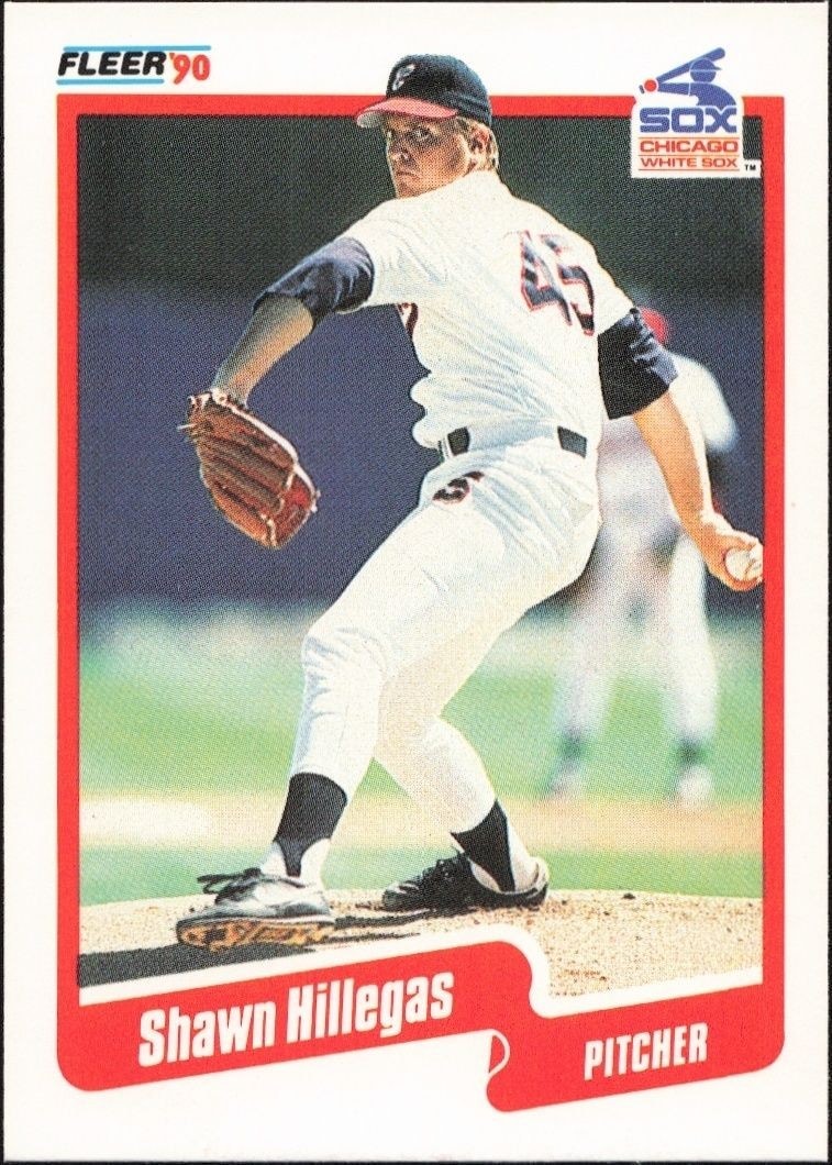 1990 Fleer Shawn Hillegas #535 trading card