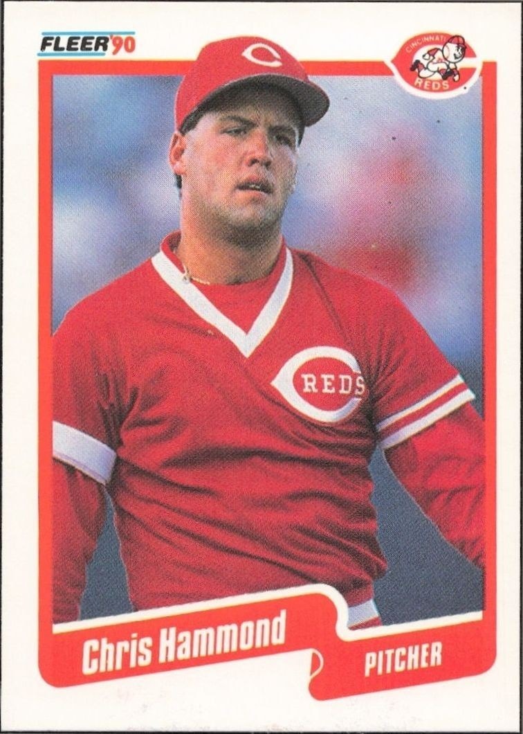 1990 Fleer Chris Hammond #421 trading card