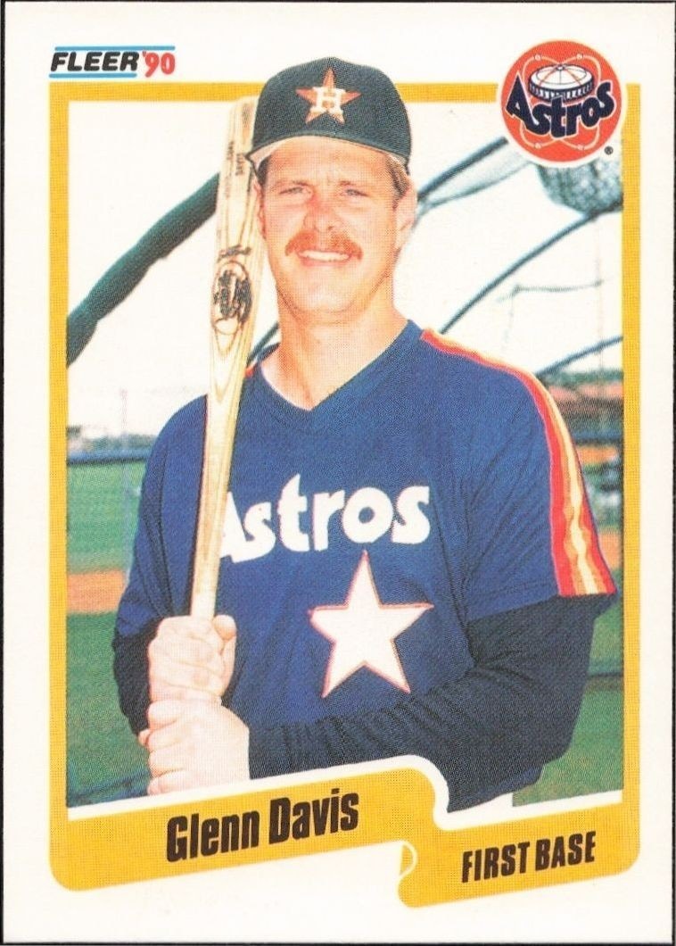 1990 Fleer Glenn Davis #228 trading card