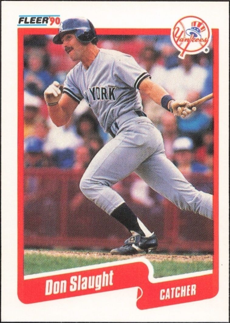 1990 Fleer Don Slaught #456 trading card