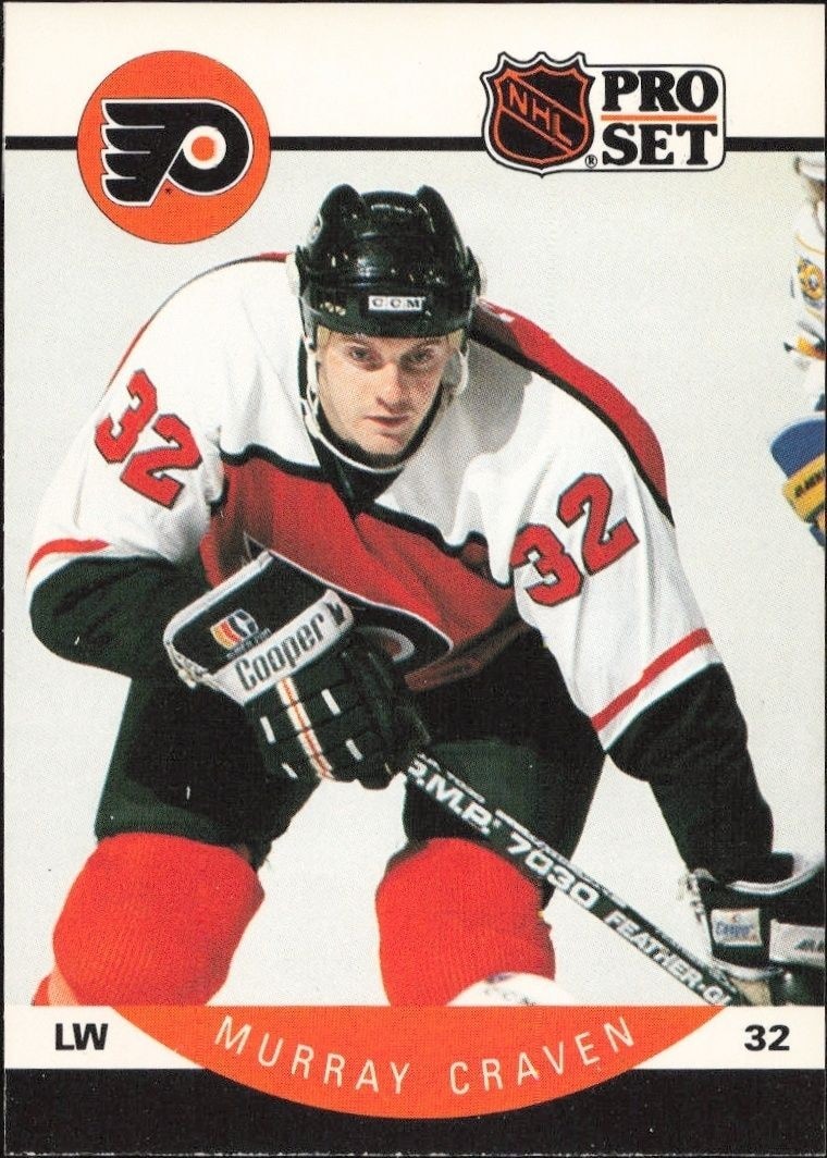 1990-91 Pro-Set Murray Craven #214 trading card