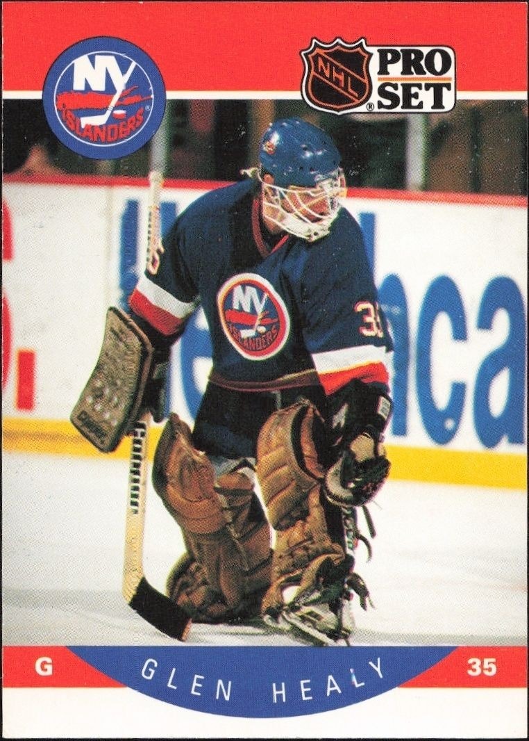 1990-91 Pro-Set Glenn Healy #183 trading card