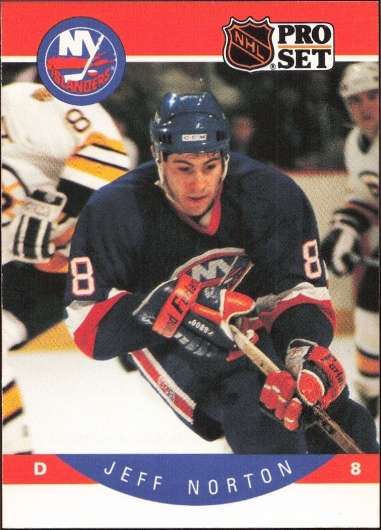 1990-91 Pro-Set Jeff Norton #189 trading card