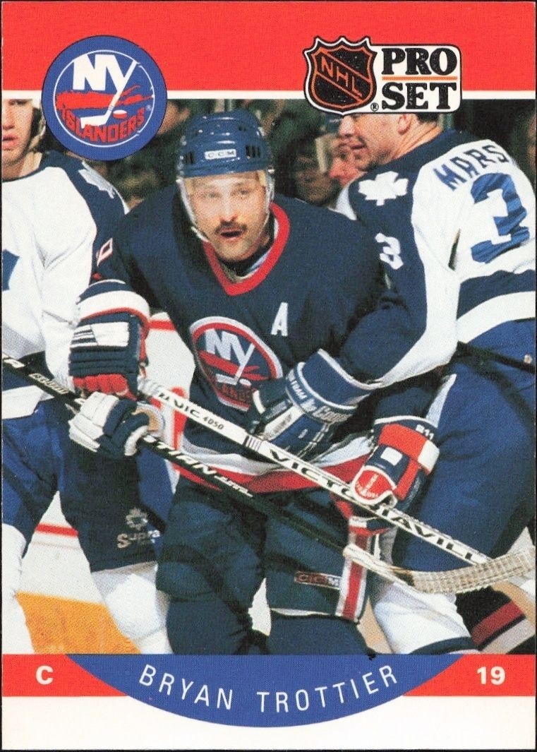 1990-91 Pro-Set Bryan Trottier #192 trading card