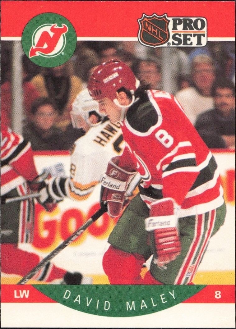 1990-91 Pro-Set David Maley #171 trading card