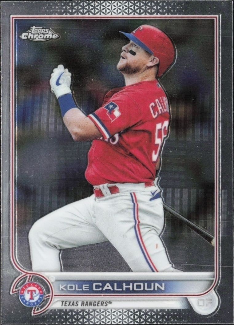 2022 Topps Chrome Kole Calhoun #17 trading card