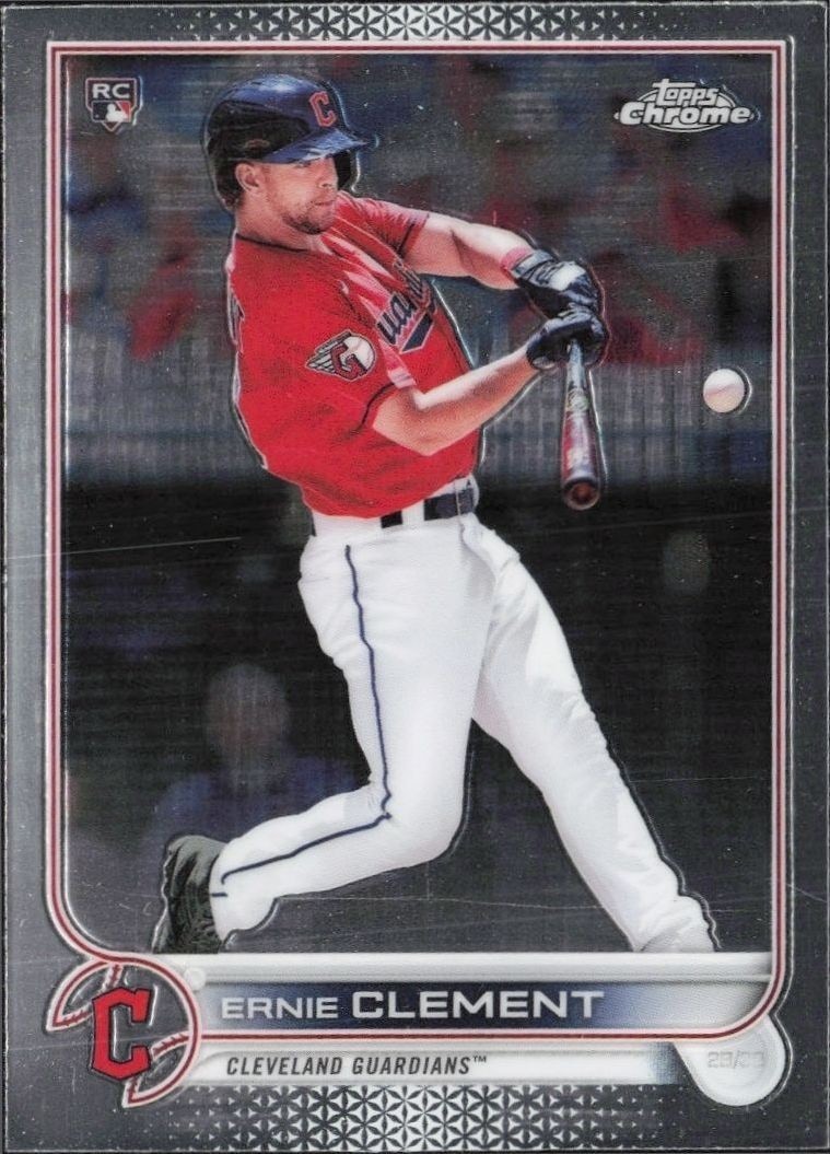 2022 Topps Chrome Ernie Clement #145 trading card