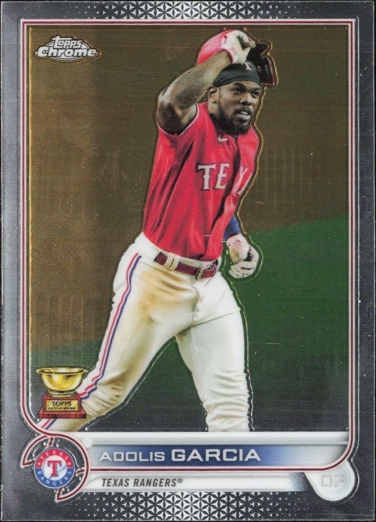 2022 Topps Chrome Adolis Garcia #25 trading card