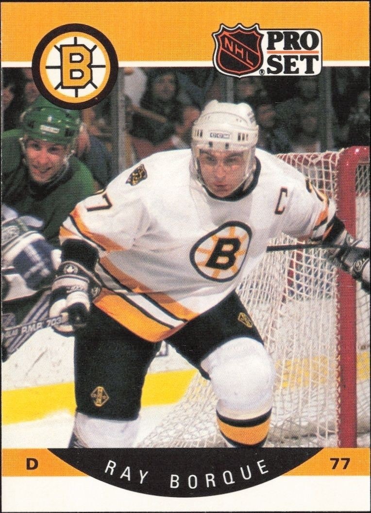1990-91 Pro-Set Ray Bourque #1 trading card