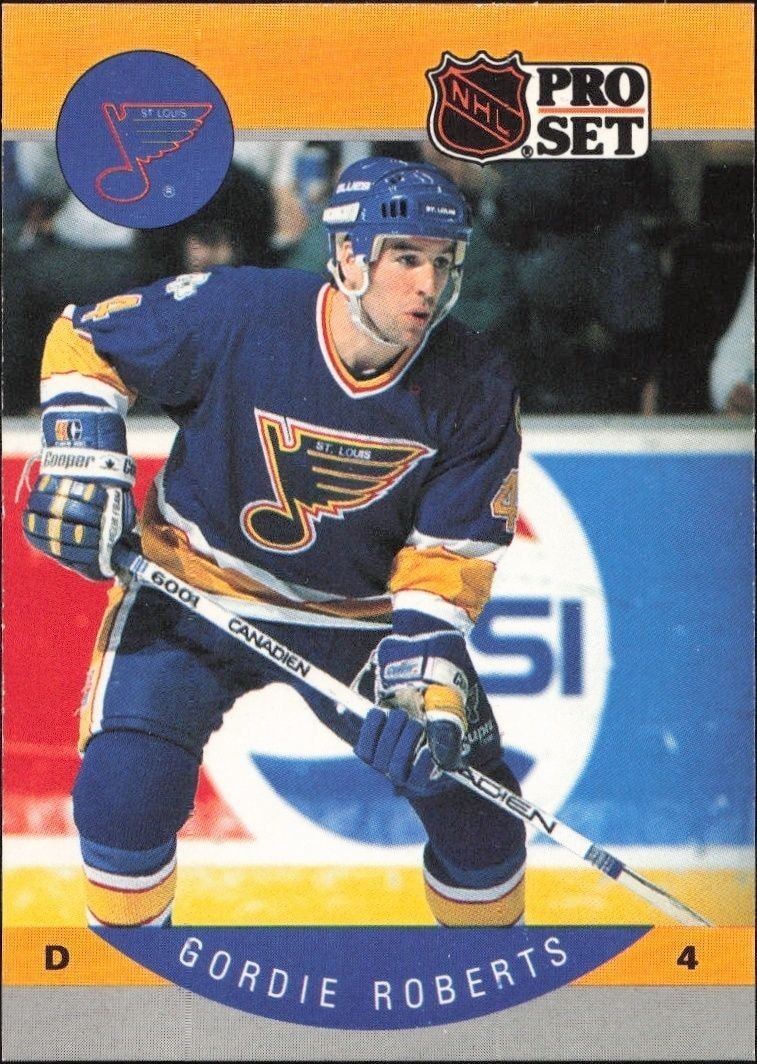 1990-91 Pro-Set Gordie Roberts #271 trading card