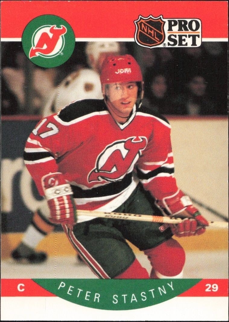 1990-91 Pro-Set Peter Stastny #175 trading card