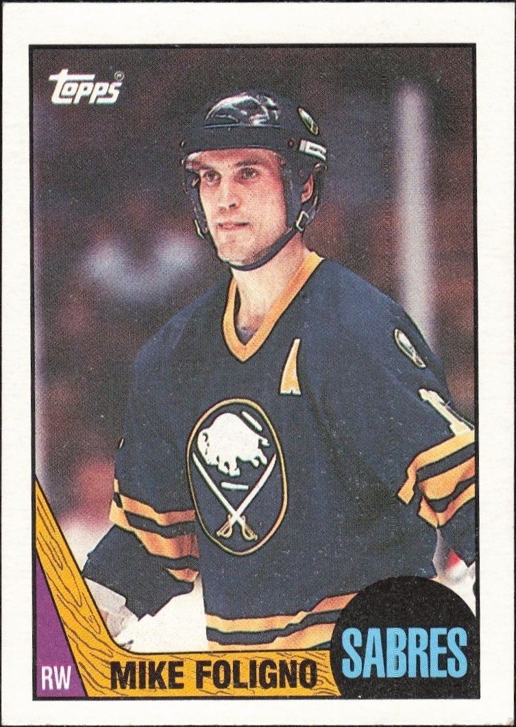 1987-88 Topps Mike Foligno #40 trading card