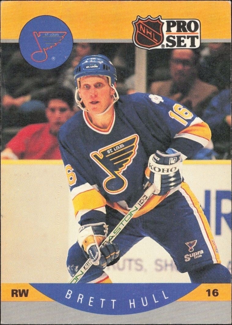 1990-91 Pro-Set Brett Hull #263 trading card