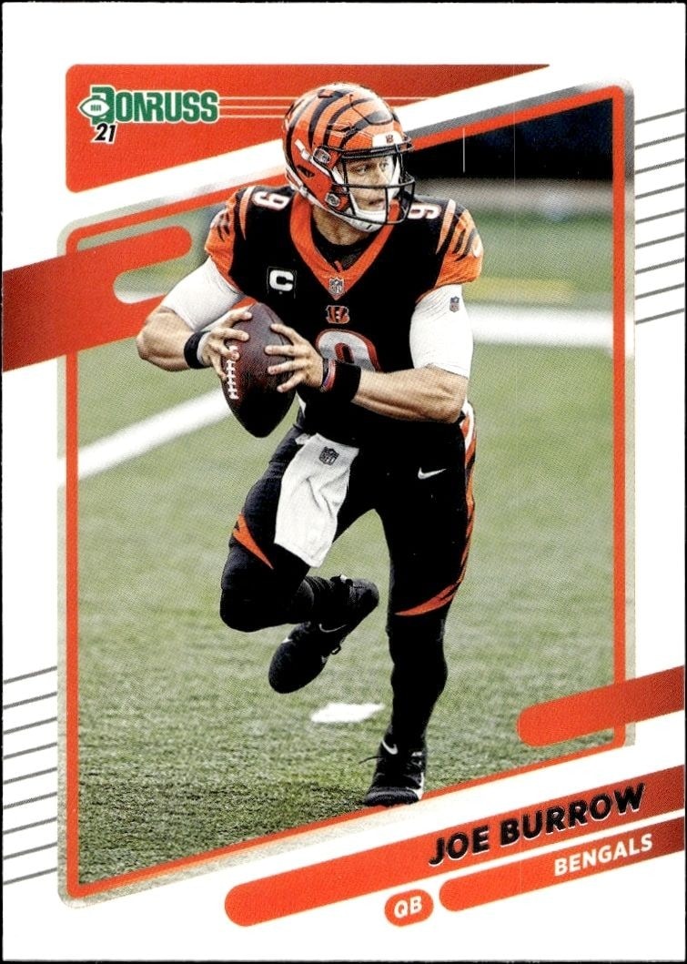 2021 Panini Donruss Joe Burrow #211 trading card