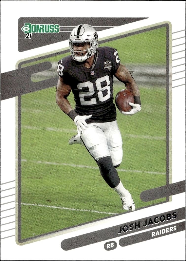 2021 Panini Donruss Josh Jacobs #85 trading card