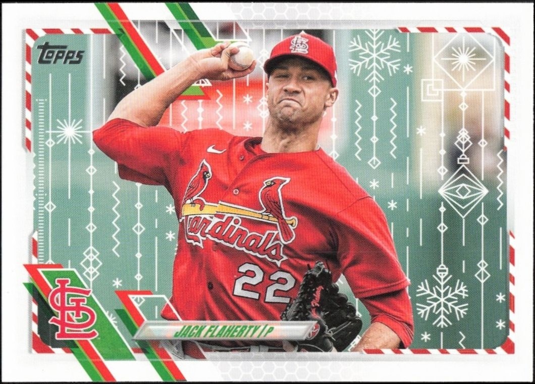2021 Topps Holiday Jack Flaherty #HW210 trading card