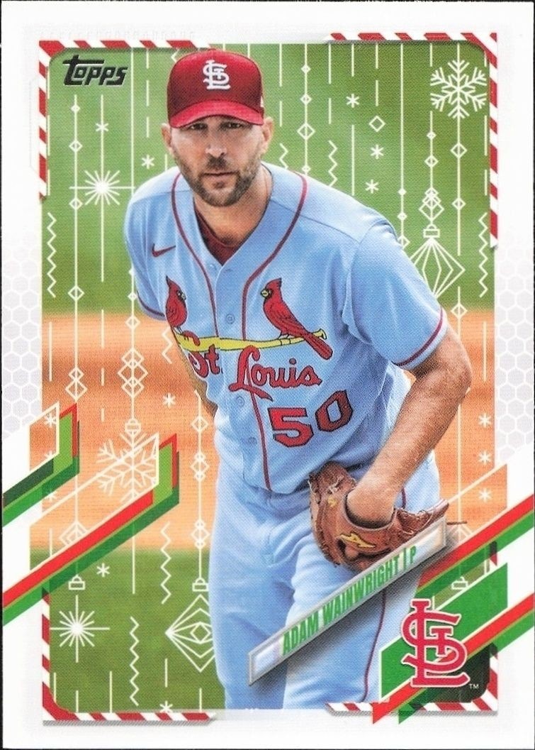 2021 Topps Holiday Adam Wainwright #HW133 trading card