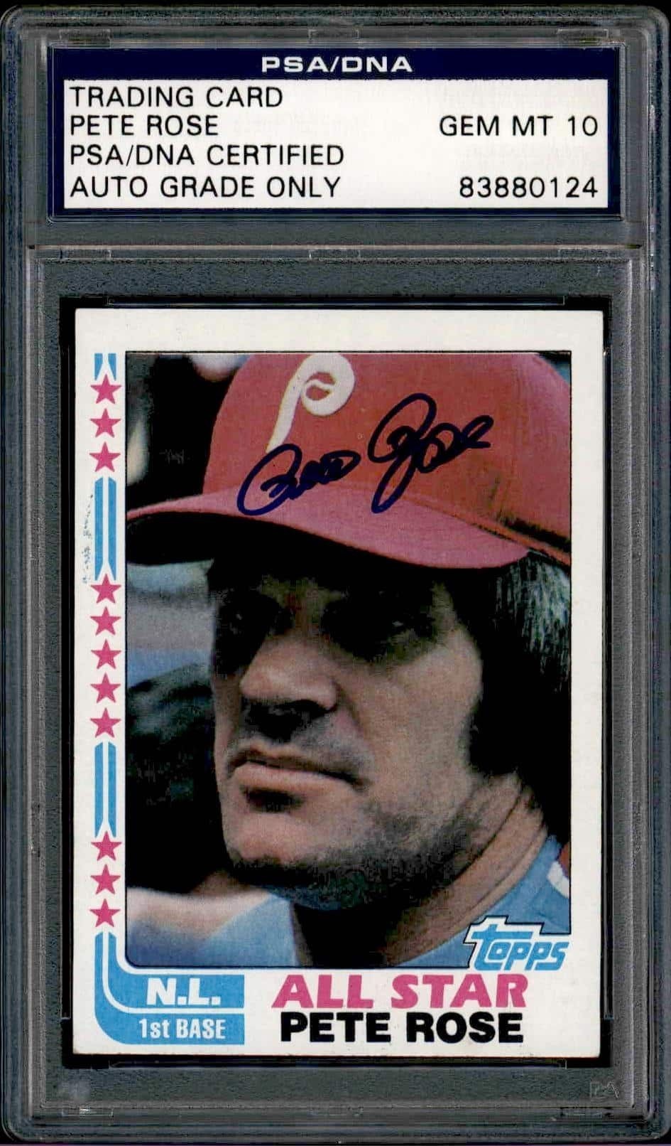 1982 Topps Pete Rose #337 trading card