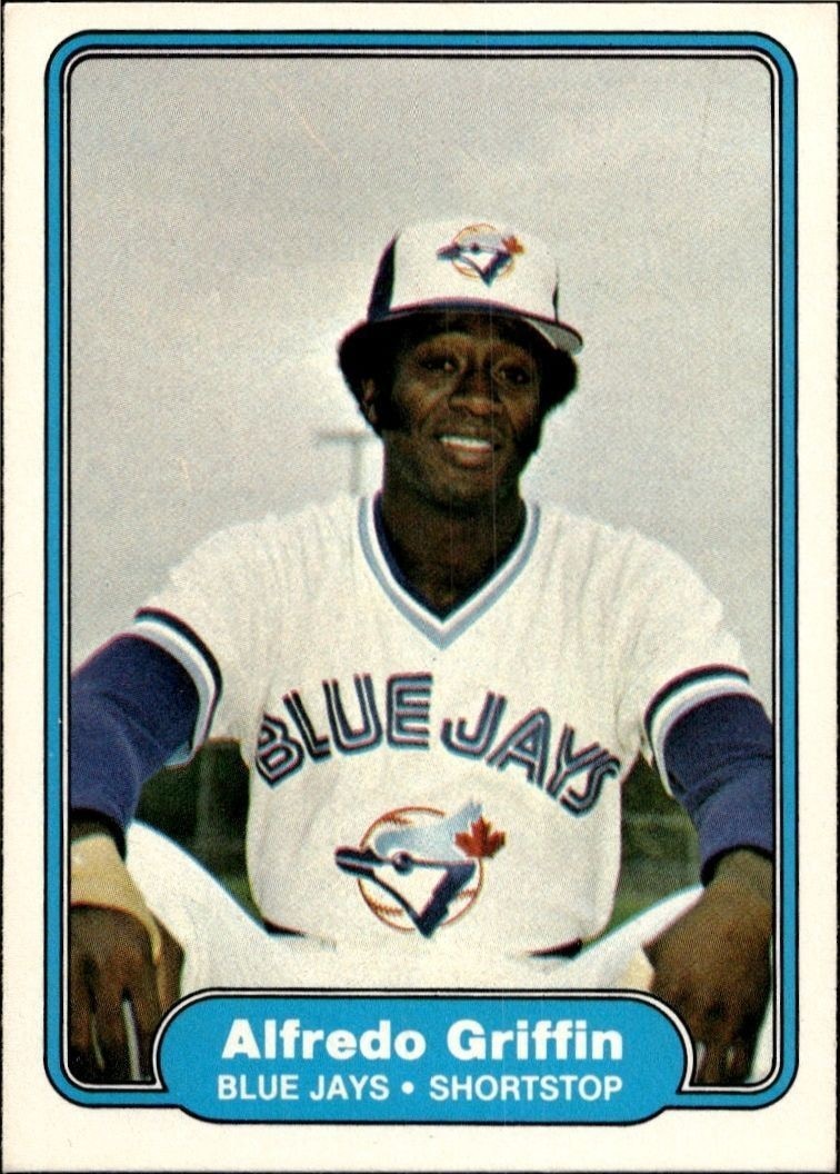 1982 Fleer Alfredo Griffin #615 trading card