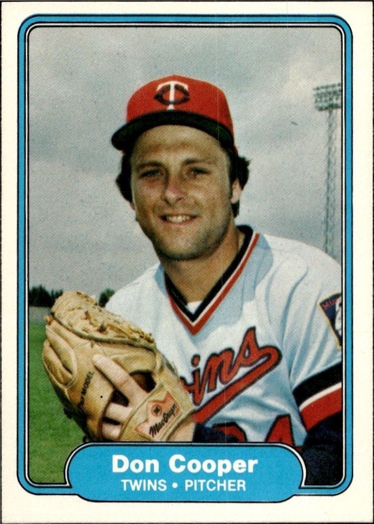 1982 Fleer Don Cooper #550 trading card
