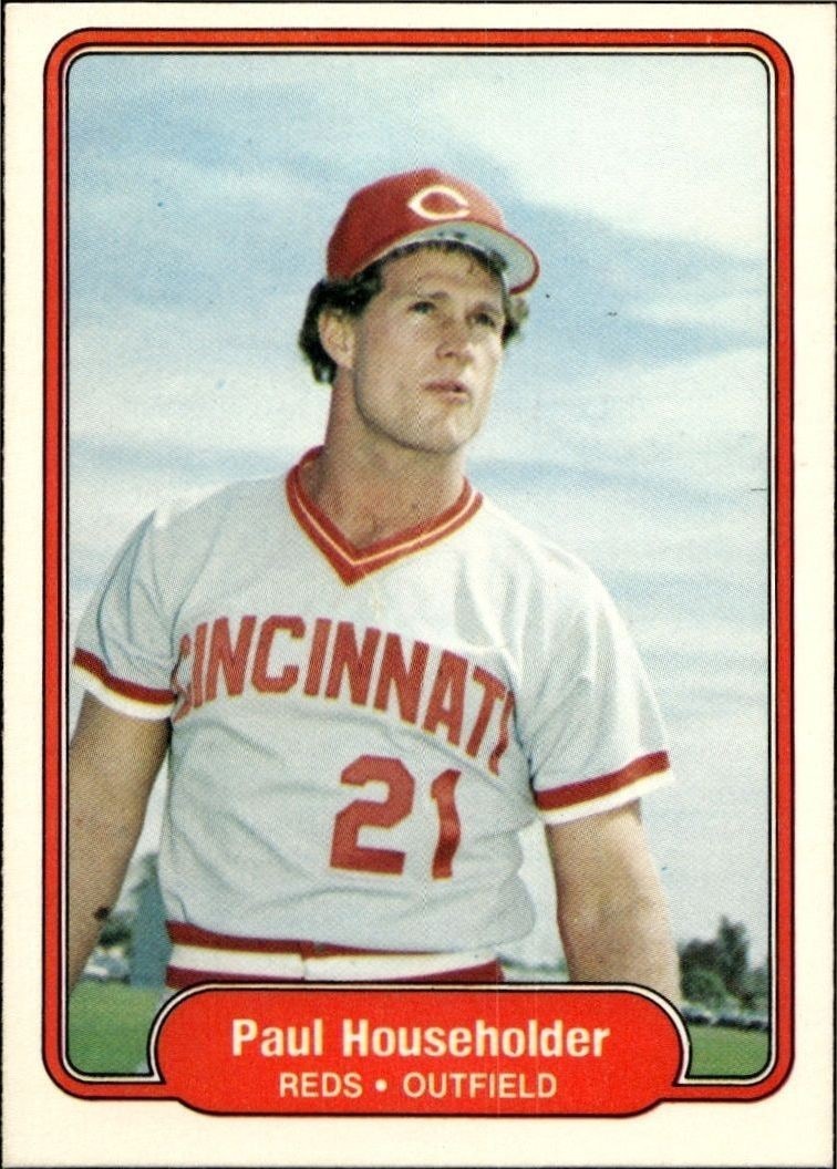 1982 Fleer Paul Householder #68 trading card