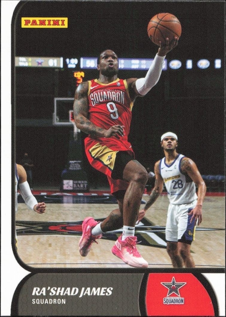 2021-22 Panini NBA G League Ra’shad James #18 trading card