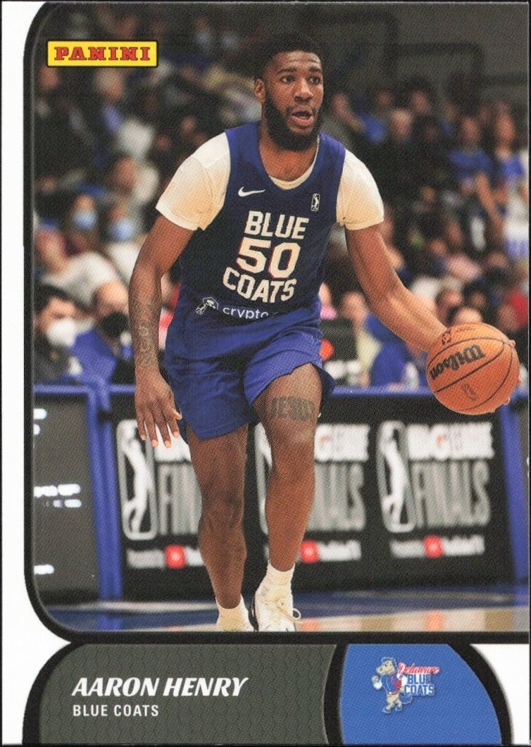 2021-22 Panini NBA G League Aaron Henry #40 trading card