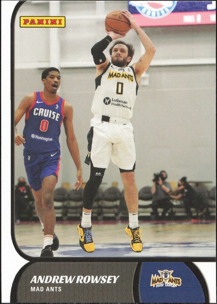 2021-22 Panini NBA G League Andrew Rowsey #47 trading card