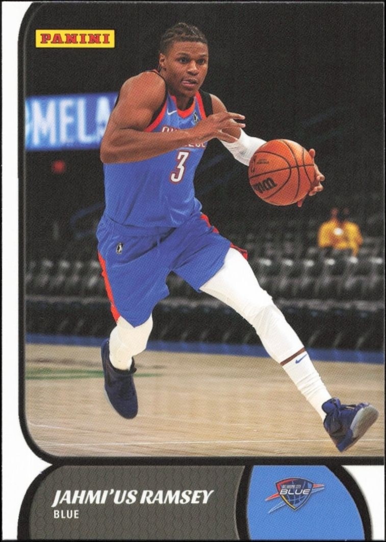 2021-22 Panini NBA G League Jahmi’us Ramsey #103 trading card