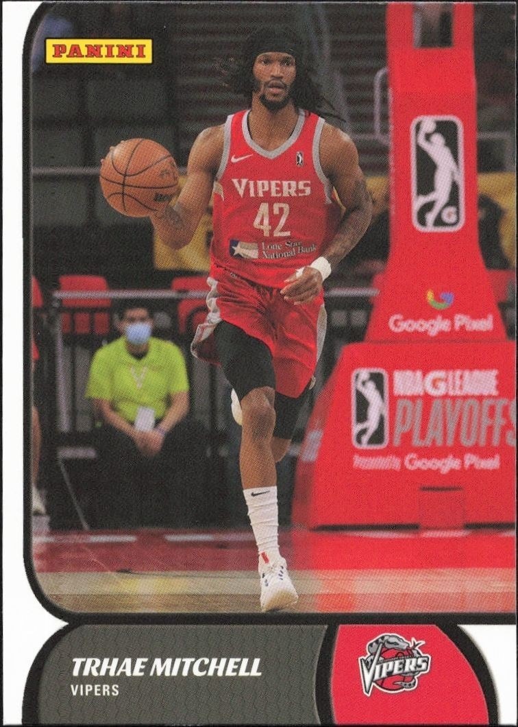 2021-22 Panini NBA G League Trhae Mitchell #117 trading card