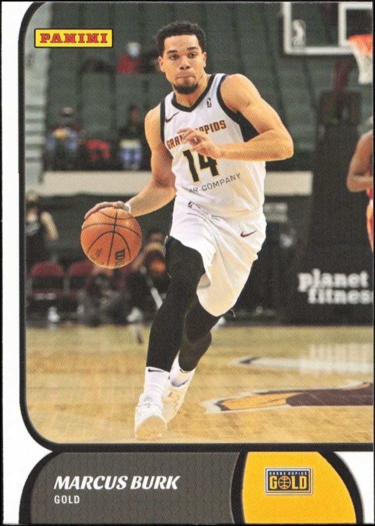 2021-22 Panini NBA G League Marcus Burk #55 trading card