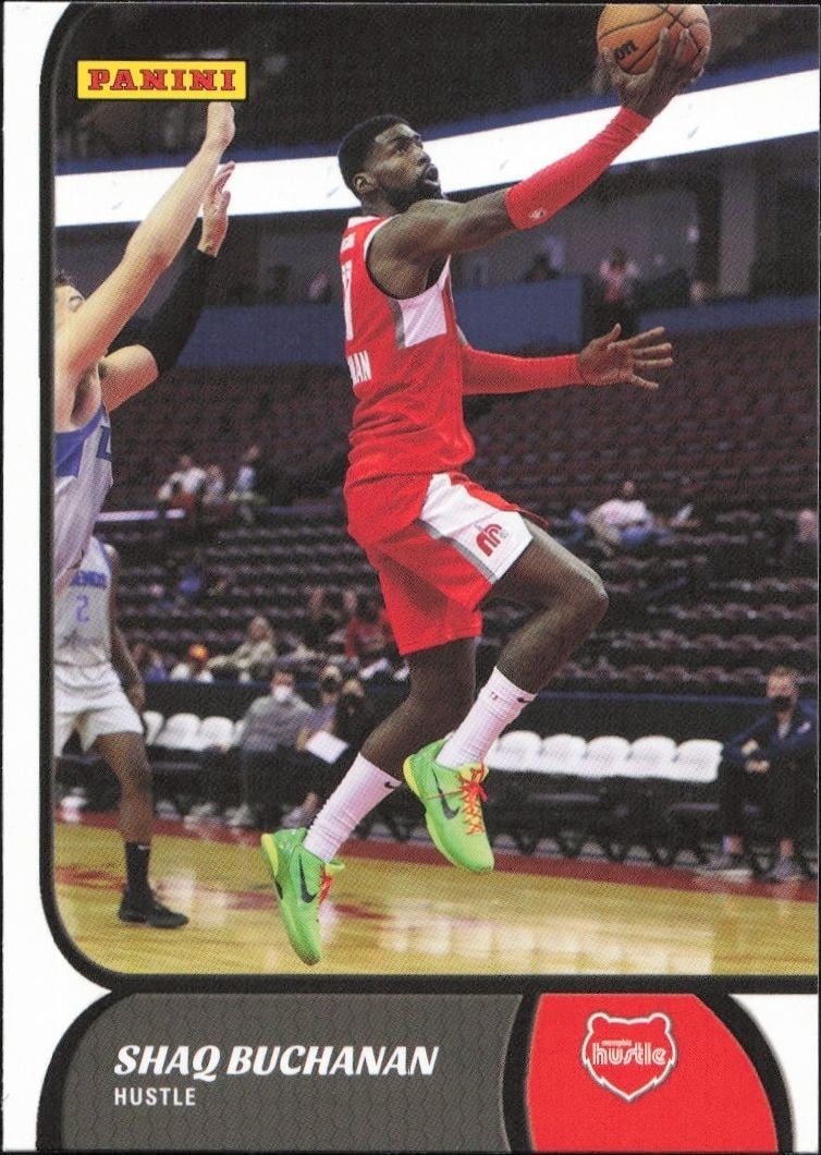 2021-22 Panini NBA G League Shaq Buchanan #95 trading card