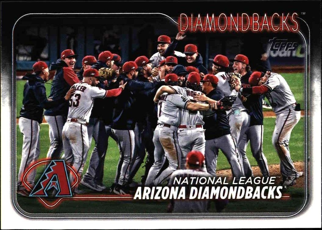2024 Topps Series 2 Arizona Diamondbacks #558 trading card