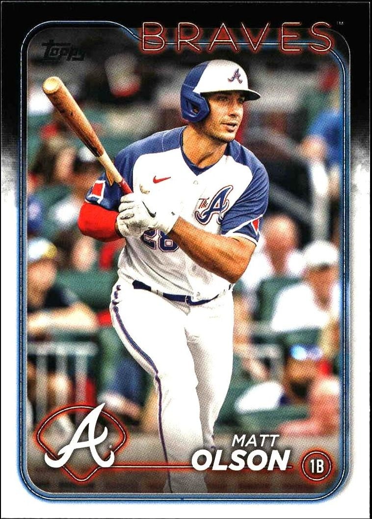 2024 Topps Series 1 Matt Olson #350 trading card