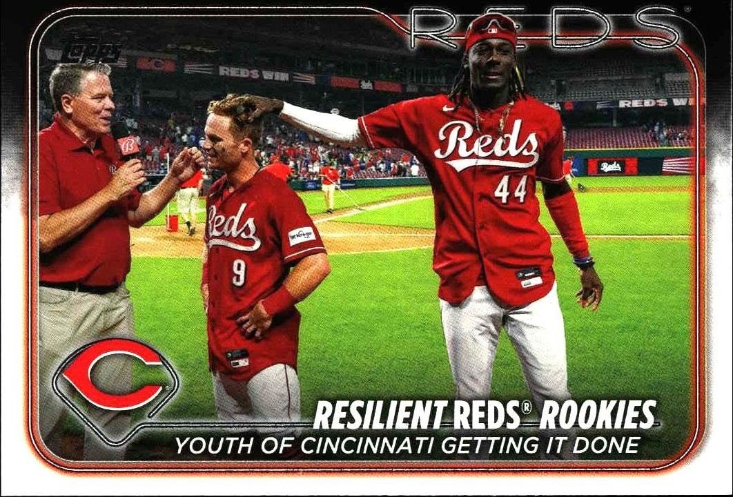 2024 Topps Series 1 Resilient Reds Rookies #133 trading card