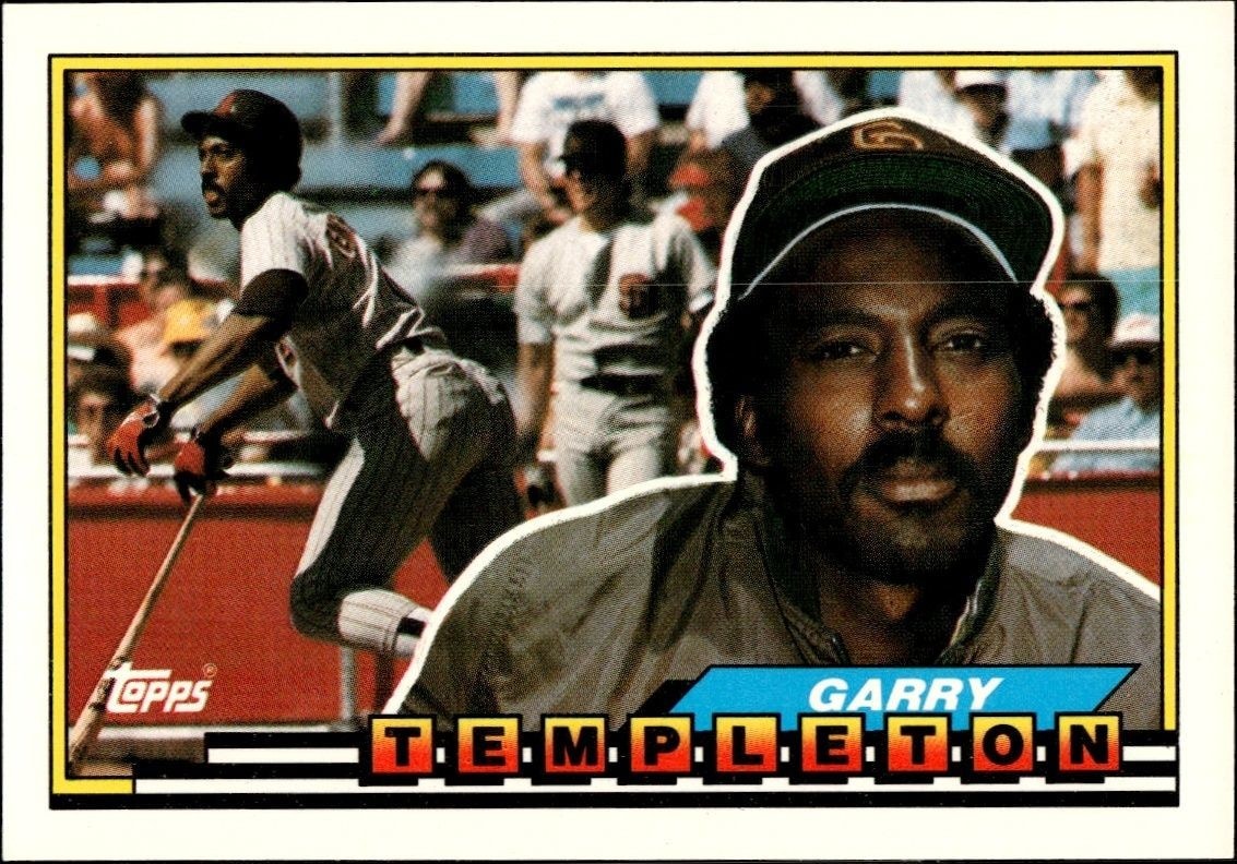 1989 Topps Big Garry Templeton #328 trading card