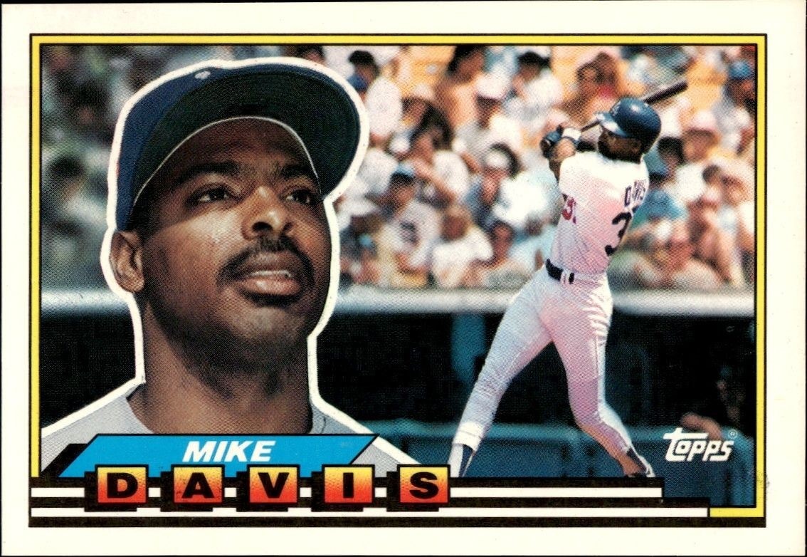 1989 Topps Big Mike Davis #225 trading card