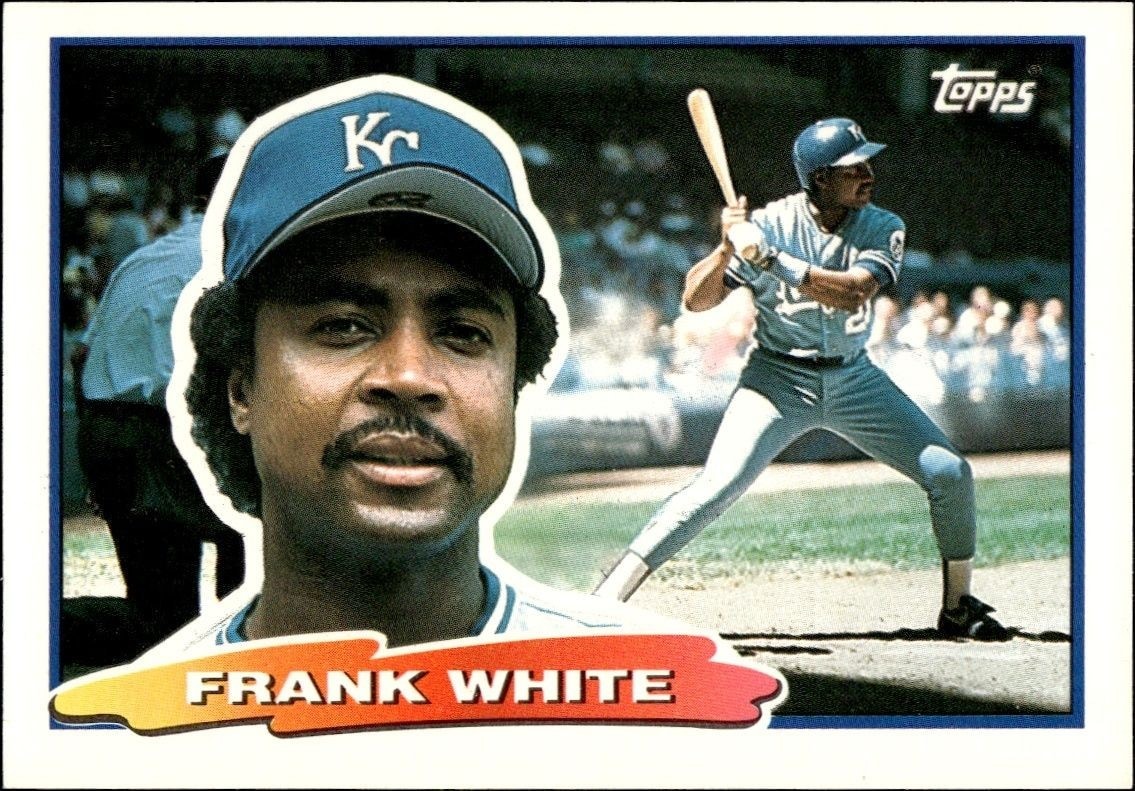 1988 Topps Big Frank White #75 trading card