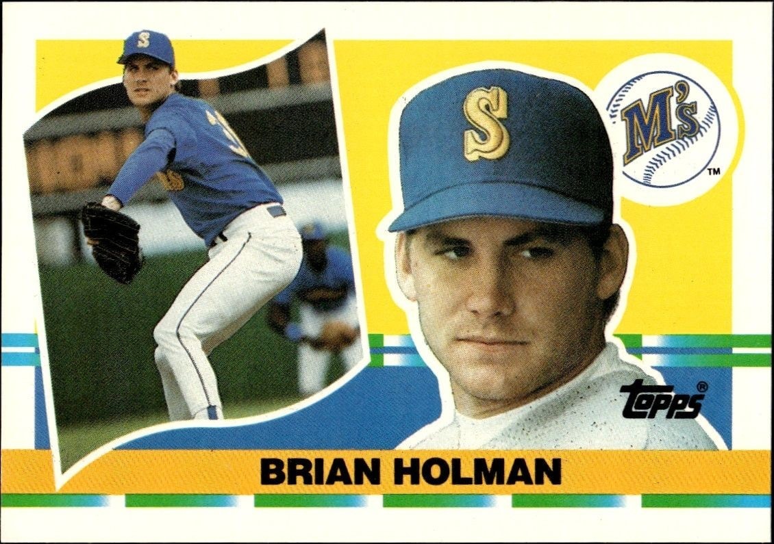 1990 Topps Big Brian Holman #282 trading card