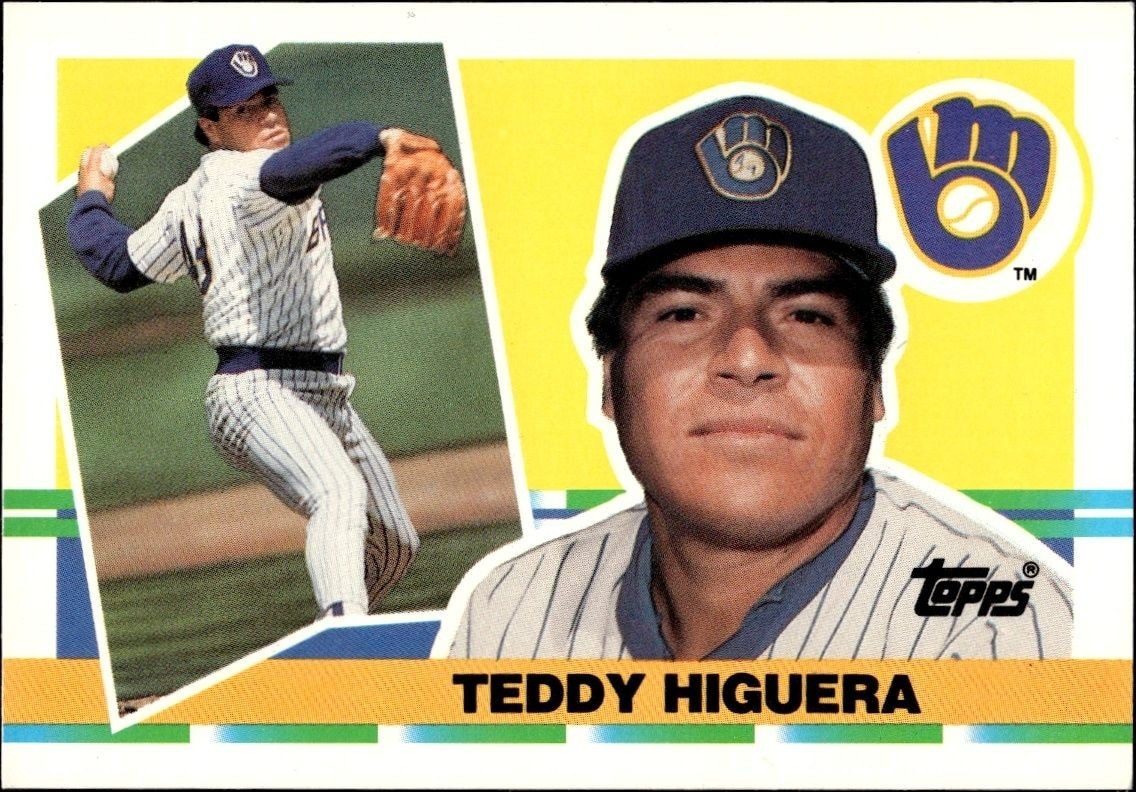 1990 Topps Big Teddy Higuera #322 trading card