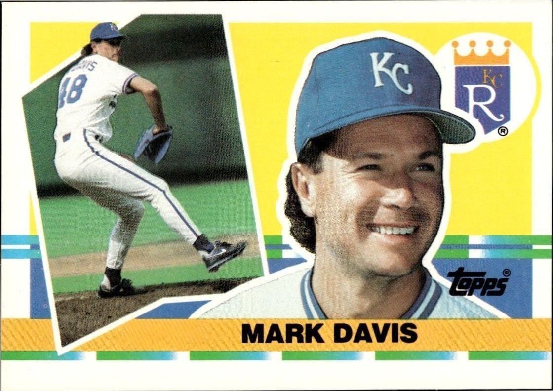 1990 Topps Big Mark Davis #312 trading card