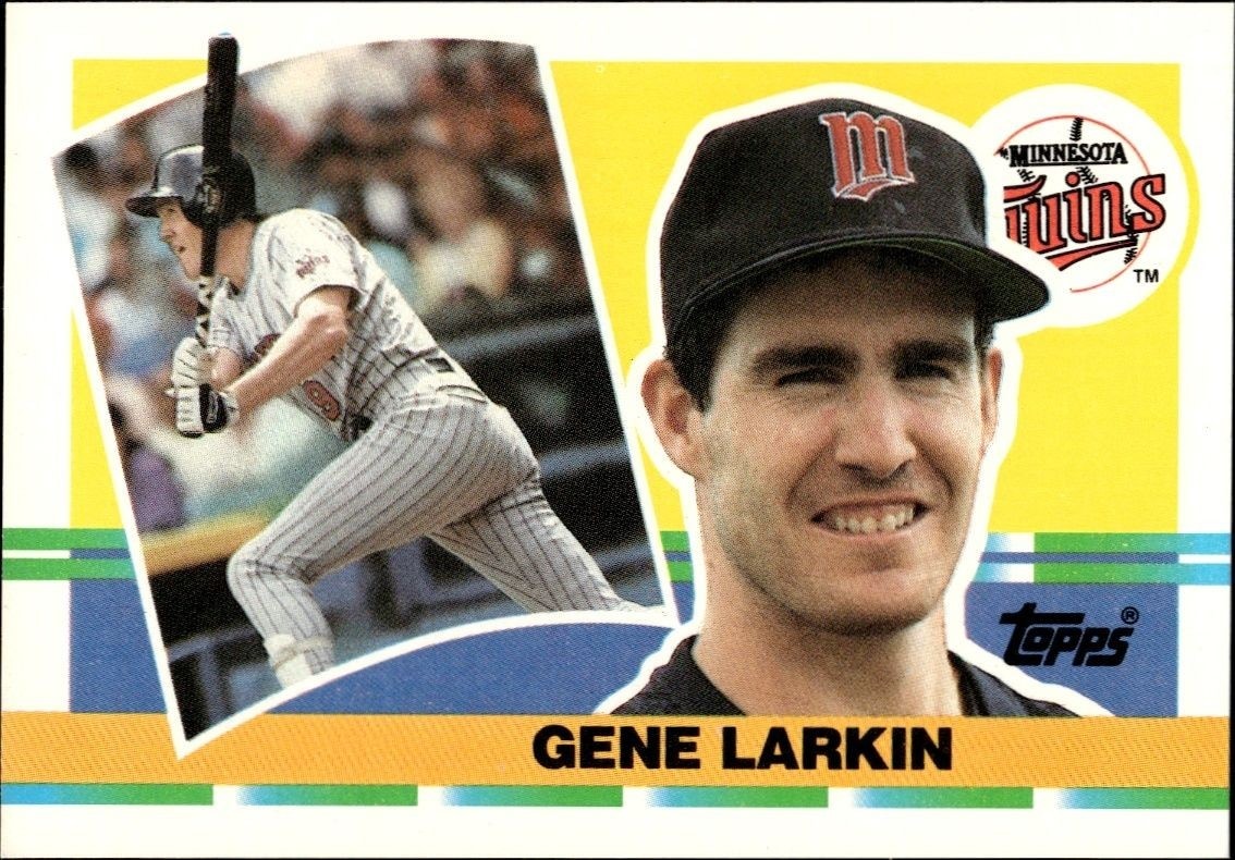 1990 Topps Big Gene Larkin #302 trading card